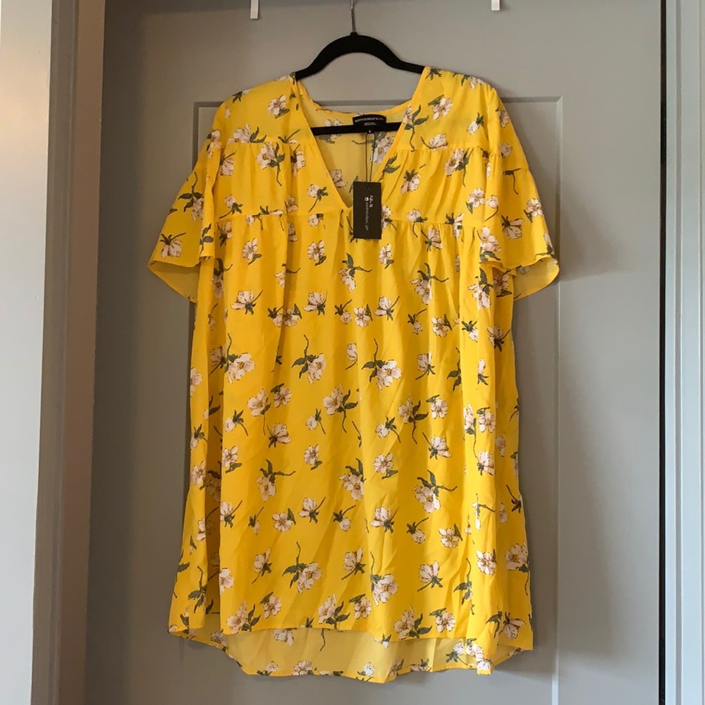 Yellow Floral Dress